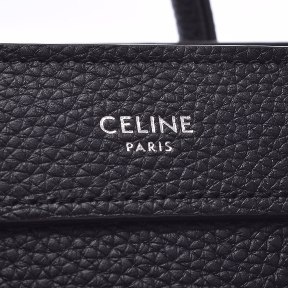 Celine Luggage Shopper Bag Black Calfskin Handbag - Picture 9 of 9